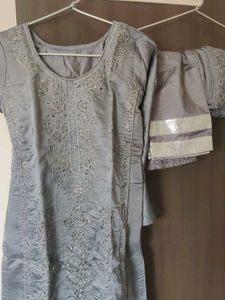 Elegant Embroidered Kurta Set