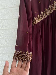 Designer Pleated Anarkali