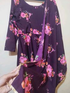 Floral Anarkali Suit