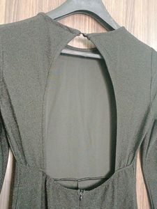 Beautiful🤩🤩 Long Sleeve Maxi Dress (Black)-Backl