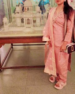 Pink Salwar Kameez Suit Set