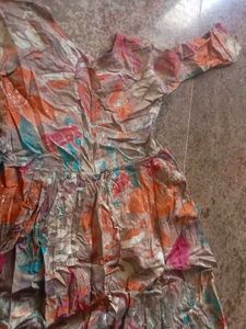 Abstract Print Dress
