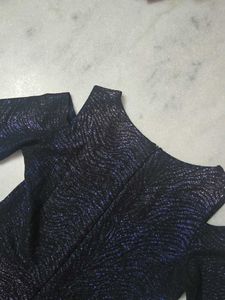 Sparkling Cold Shoulder Gown