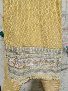Yellow Embroidered Kurta Set
