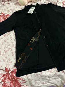 New Black Chinese Color Shirt