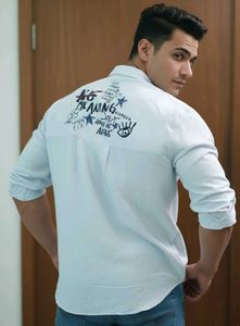 ZARA White Graphic Shirt