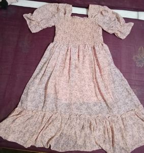 Pink Stretchable Frock
