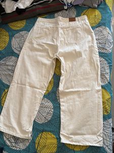 Cream Colour Jean