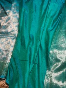 New Silk Saree With Unstich Blouse