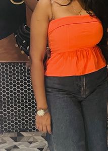 Forever 21 Orange Tube Top!