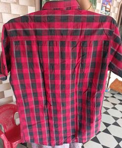 Combo Red &amp; White Short Sleeve Shirt Set Of 3