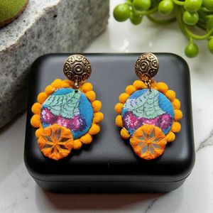 Unique Handmade Fabric Jewelry Set