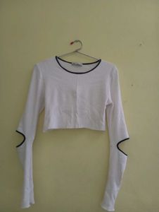 Zara Cut-off Crop Top