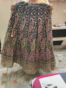 Beutiful Mirror Work Heavy Flair Lehenga