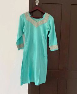 teal blue Kurta Sets &amp; Suits