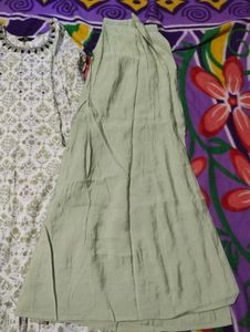 Green Kurta &amp; plazo Set