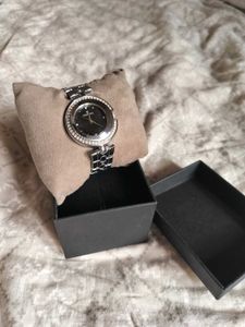 🇯🇵Timewel Rhinestone Studded Silver Watch