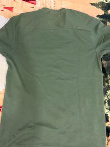 Olive Green Graphic T-Shirt