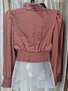 rust crop top