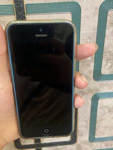 I Phone 5c With Cover and Earphones