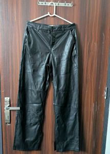 Bershka leather pants