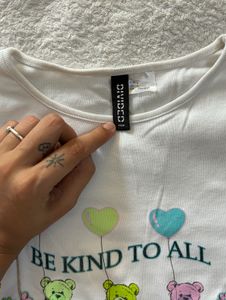 H&amp;M Graphic Tee - Be Kind to All