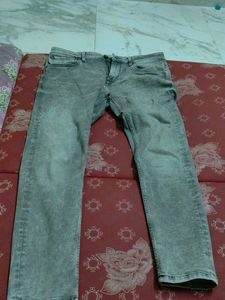 Grey Denim Jeans