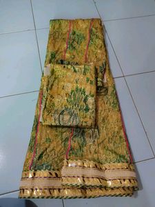Semi-stitched Lehnga With Unstitched Blouse