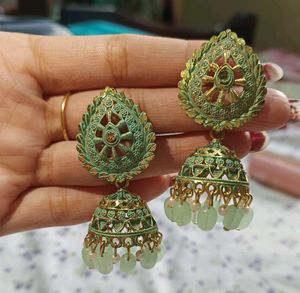 खुबसूरत झुमके 🪷💚✨