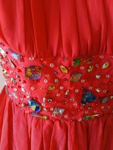 Carla Coral Cocktail Dress From Europe