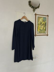 Navy Blue Shift Dress