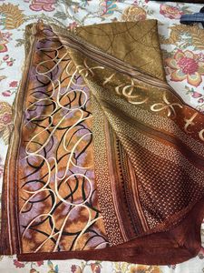 Shiny Heavy Saree(FIXED PRICE)