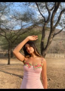 Savanna Beautiful Pink Floral Dress