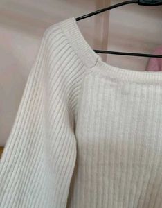 White Knit Sweater