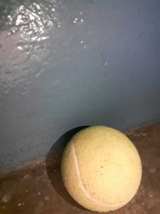 Used Hard Tennis Cricket Ball
