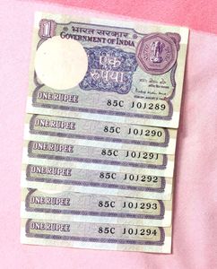 Rare Rs-1 “1984” sequence pack of “6” notes