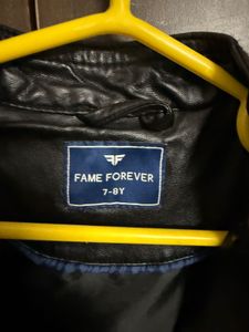 Black Faux Leather Jacket