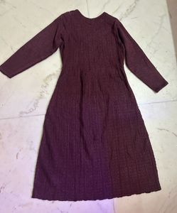 Elegant Maroon Dress