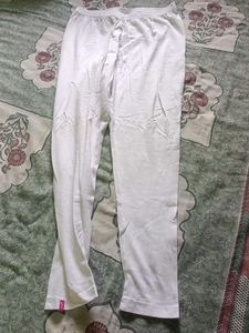 White Cotton Leggings