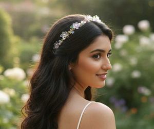 handmade Fairycore y2k Beaded tiara