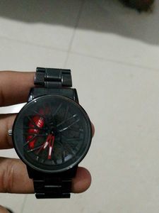 Stylish Black Wrist Watch
