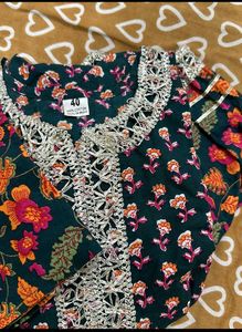 Floral Print Kurta set