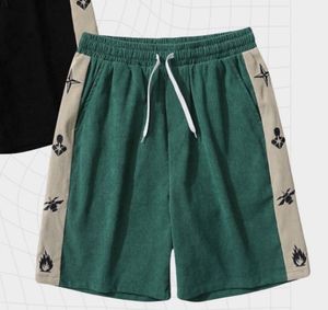 Cordoury Green Shorts