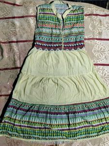 Yellow Colour Kurti