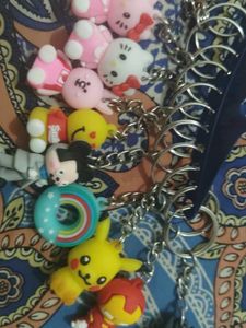 Kawaii Charm Keychain Collection
