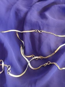 4 Dual Tone Back Chain For Necklace