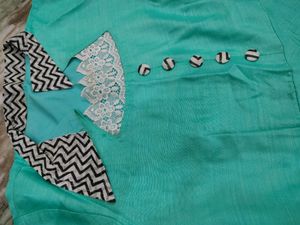 Chanderi Anarkali Dress