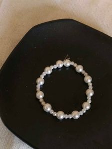 Pearl And Crystal Stones Bracelets