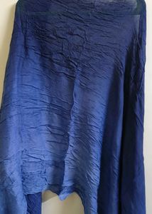 Blue Ombre Print Scarf 🧣 Hijab Duppatta