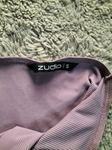 Lilac Asymmetrical Crop Top